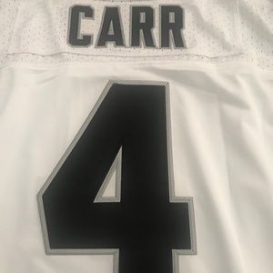 Derek Carr Oakland Raiders jersey all stitched